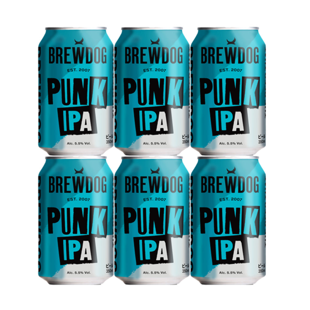 ビール BREW DOG ブリュードッグ PUNK IPA パンクIPA 缶 350ml 6本