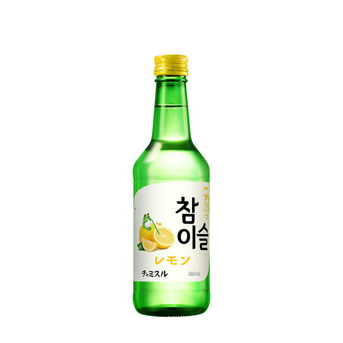 韓国正規品　レモンボトル10mlx5本+5 韓国焼酎 リキュール チャミスル レモン 13度 360ml × 1ケース / 20本