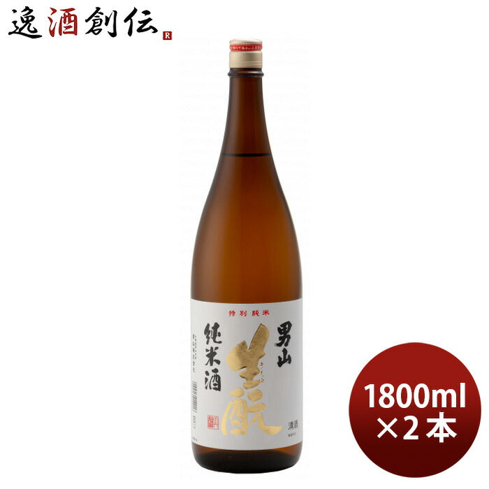 日本酒 清酒 男山 1.8ℓ 二本セット - 酒