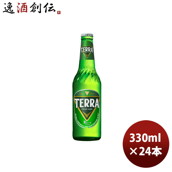 JINRO　330ml瓶　ビール　ジンロ　眞露　TERRA　新発売　330ml　×　1ケース　24本