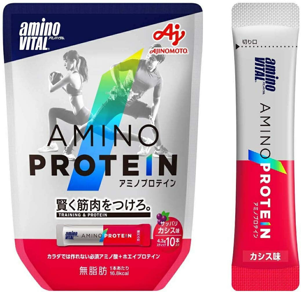大放出セール 味の素 アミノバイタル AMINO VITAL アミノプロテイン カシス 10本入
