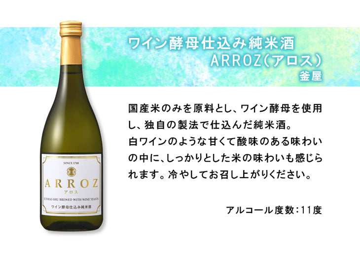フルーティー 日本酒 飲み比べセット 720ml 2本 ARROZ イットキー お酒