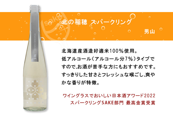 ワイングラスでおいしい日本酒アワード 2022 受賞酒 スパークリング清酒 小瓶 5本 飲み比べセット 日本酒