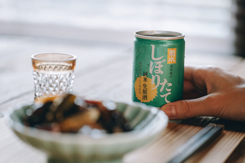 日本酒 菊水 しぼりたて純米生原酒 缶 200ml × 2ケース / 60本 菊水酒造