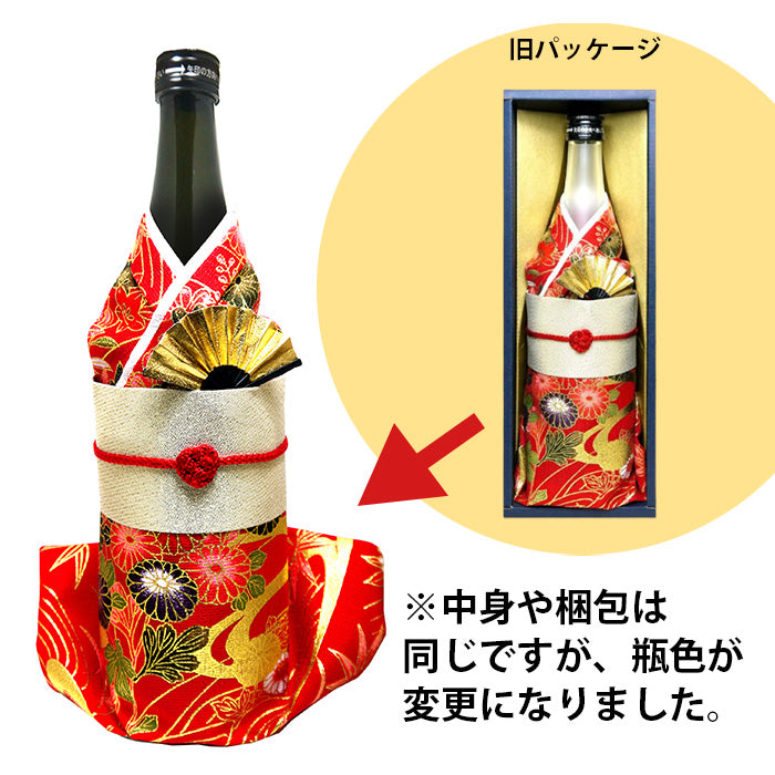 日本酒 幻の瀧 純米吟醸 着物ボトル 菊姫モデル 化粧箱入り 720ml 皇国晴酒造 直送 お酒 のし・ギフト対応不可