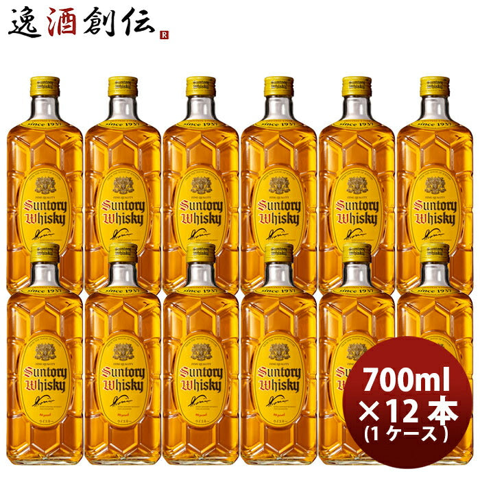 サントリーウイスキー角瓶700ml瓶NEW700ml×1ケース/12本既発売お酒ジャパニーズウイスキー高級ウイスキーサントリー角瓶