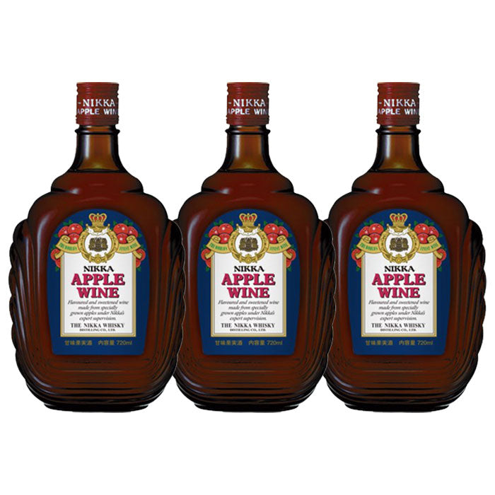 ビール ワイン ニッカ アップルワイン 720ml × 3本 アサヒビール 果実酒 リンゴ りんご お酒 ワイン 洋酒 お酒 のし・ギフト対応不可