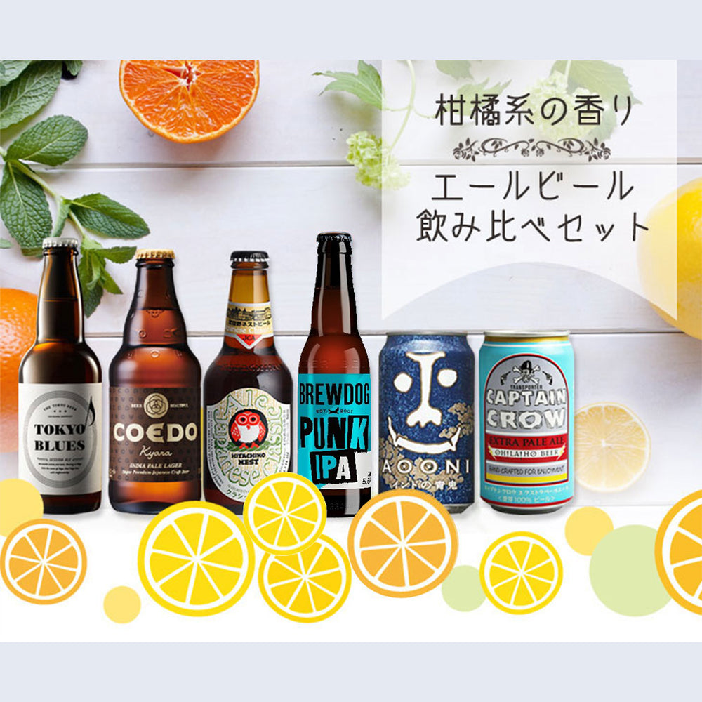ビール クラフトビール 柑橘系の香り エールビール6本飲み比べセット