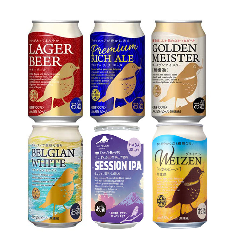 ビール お酒 FPBビール クラフトビール 定番品 6種6本飲み比べセット 缶350ml お酒 フジプレミアムブルワリー 旧DHCビール