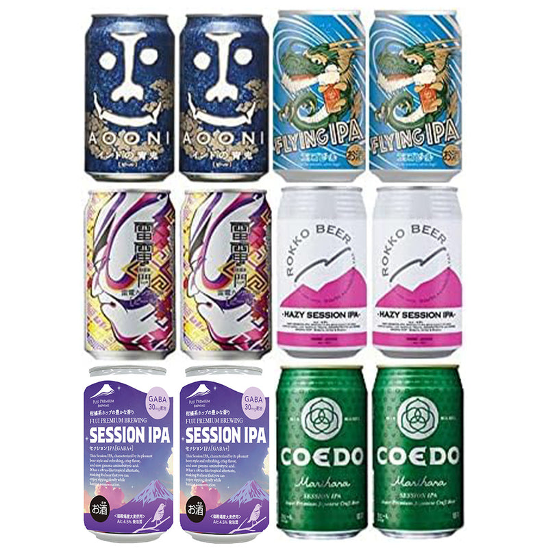 ビール 人気銘柄が集合！ クラフトビール ＩＰＡ系6種飲み比べアソート 缶12本セット お酒