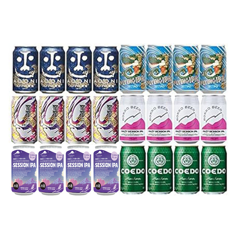 ビール 人気銘柄が集合！ クラフトビール ＩＰＡ系6種飲み比べアソート 缶24本セット(1ケース分) お酒