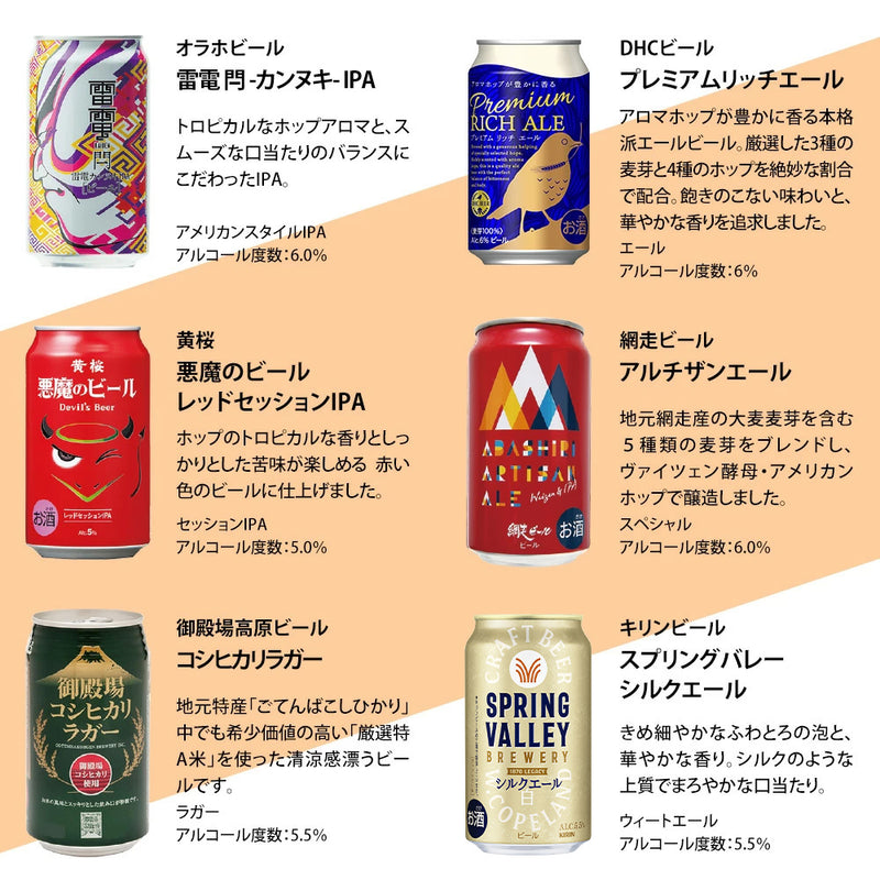 ビール 国産クラフトビール バランス良し！ スタンダード 18種 18本