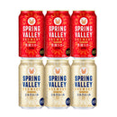 ビール キリン ＳＰＲＩＮＧ ＶＡＬＬＥＹ スプリングバレー 豊潤 ４９６ ×シルクエール (白) 350ml × 6本 飲み比べセット 新生活 入学祝い 卒業祝い 就職祝い 進学祝い