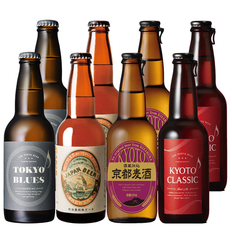 ビール ビール 東京×京都 世界のTOKYO×KYOTO クラフトビール 4種8本 飲み比べセット 瓶 お酒