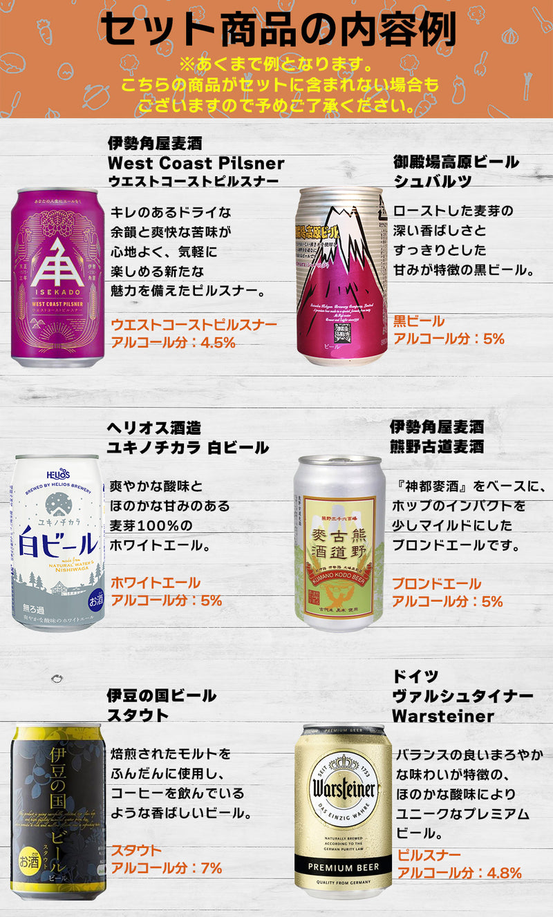 アウトレット クラフトビール 海外輸入ビール 福袋 セット 300ml ～ 350ml x 24本 訳あり 缶 ビール