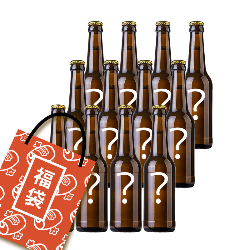 アウトレット クラフトビール 海外輸入ビール 福袋 セット 300ml ～ 350ml x 12本 訳あり 瓶 ビール