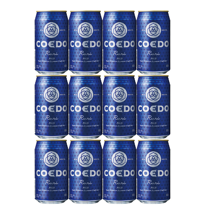 ビール COEDO コエドビール 瑠璃 -Ruri- 缶 350ml クラフトビール 12本 お酒