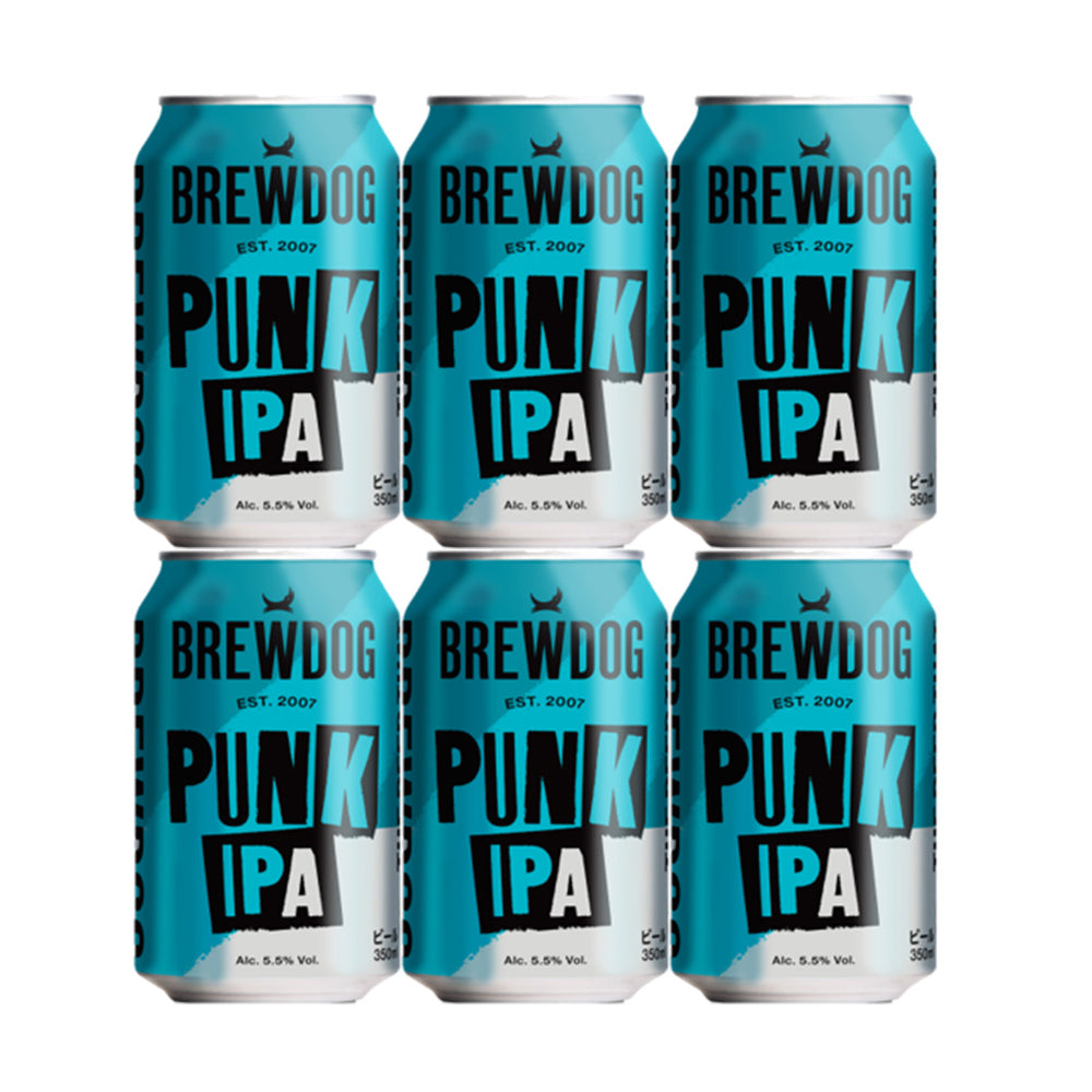 ビール BREW DOG ブリュードッグ PUNK IPA パンクIPA 缶 350ml 6本