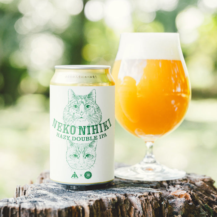 伊勢角屋麦酒 ねこにひき ヘイジー IPA 350ml 48本 2ケース 缶 クラフトビール 伊勢角 ネコ 猫 三重