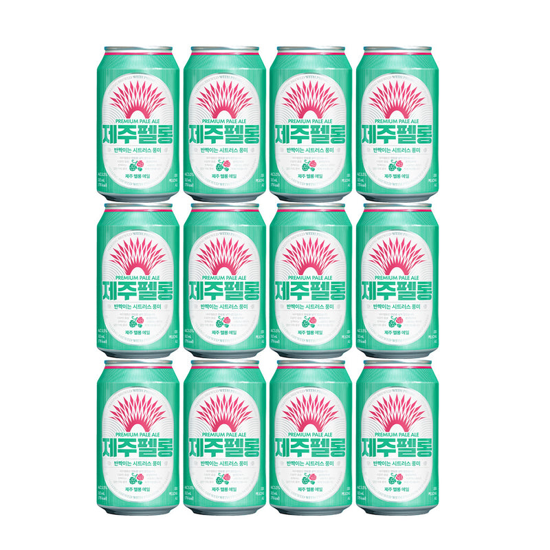 限定 韓国 JEJU BEER チェジュ ペロンエール 缶 355ml 12本 輸入ビール 済州 ビール クラフトビール