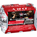 ビール アサヒ スーパードライ B'z UNITE 02 応募券付 350ml 6缶パック x 8セット/ 48本