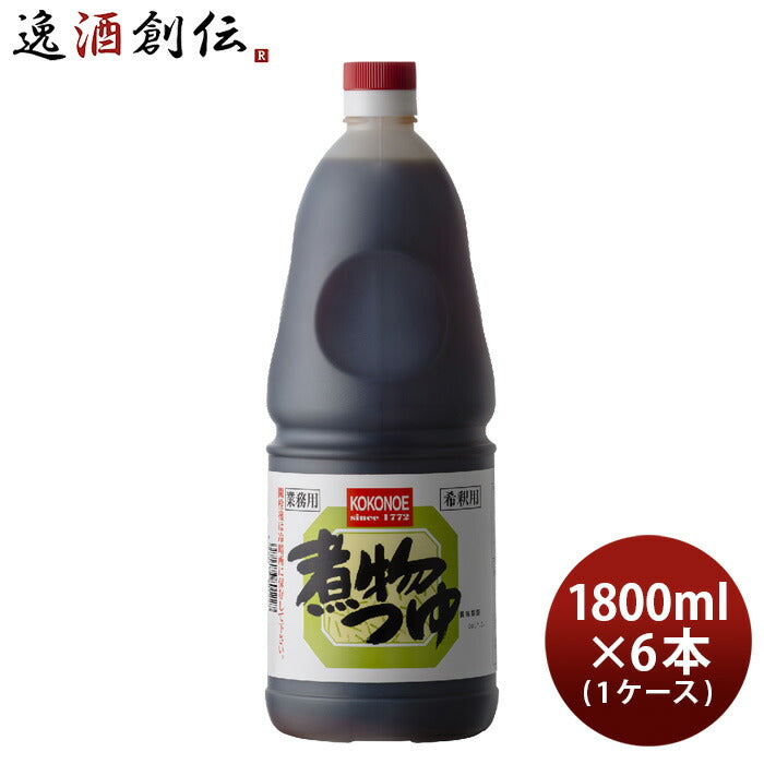 煮物つゆペット1800ml1.8L×1ケース/6本九重味淋煮物用つゆ九重味醂既発売