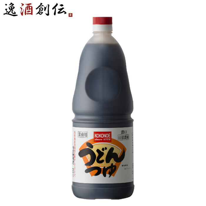 うどんつゆこいくち濃縮11倍ペット1800ml1.8L1本濃口九重味淋うどんつゆ関東風九重味醂既発売