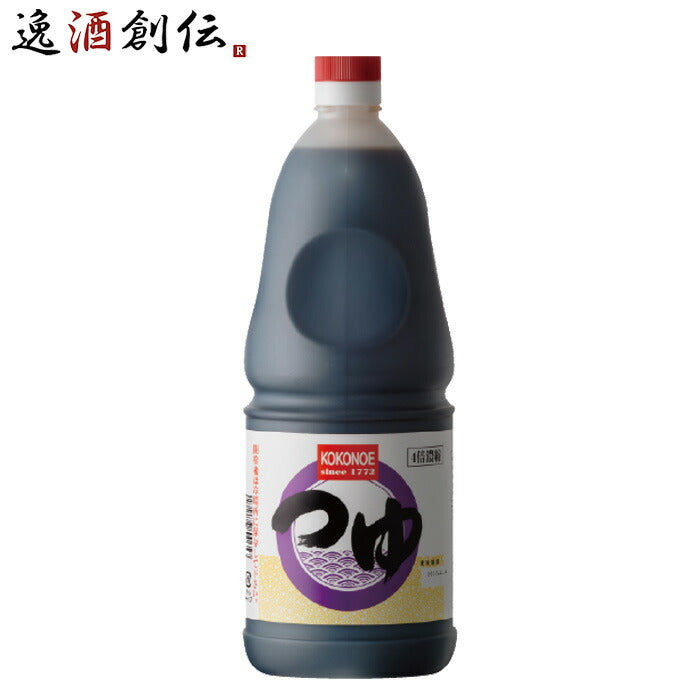 つゆ濃縮4倍ペット1800ml1.8L1本九重味淋そば関東風九重味醂既発売