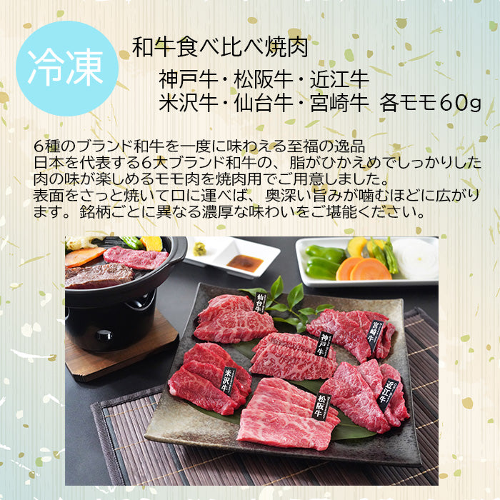 ６大ブランド和牛食べ比べ焼肉 新発売