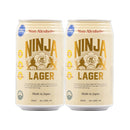 忍者ラガー ノンアルコール ビール ハラル認証 350ml 48本 2ケース ハラール認証 HALAL NINJA LAGER 日本ビール