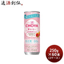 TheCHOYA酔わない本格梅酒仕込み缶250g×2ケース/60本チョーヤノンアルコール既発売