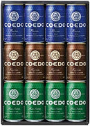 ビール コエド COEDOビール ギフトBOX入り！ 缶ビール 3種12本飲み比べセット 毬花・瑠璃・伽羅 クラフトビール お酒