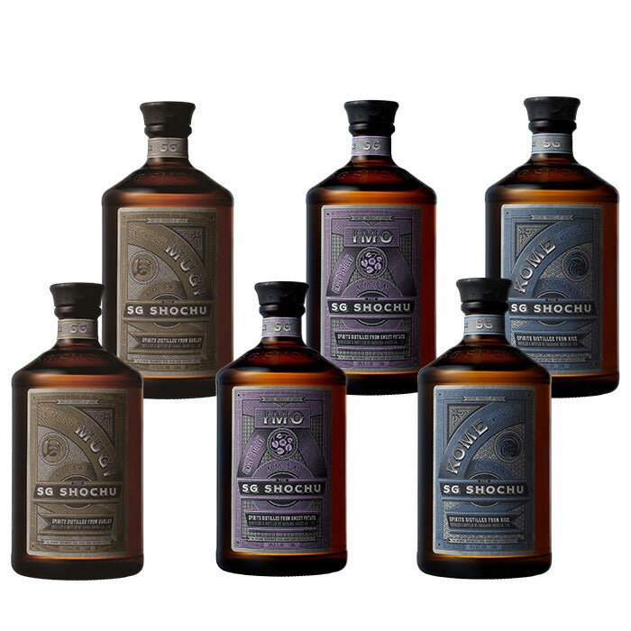 焼酎 The SG Shochu プレミアム飲み比べセット 各2本 6本 750ml ギフト
