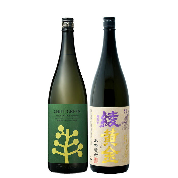 父の日 焼酎 フルーティー麦･芋焼酎 飲み比べ 各2本 6本 1.8L 1800ml 綾黄金･濱田 お酒