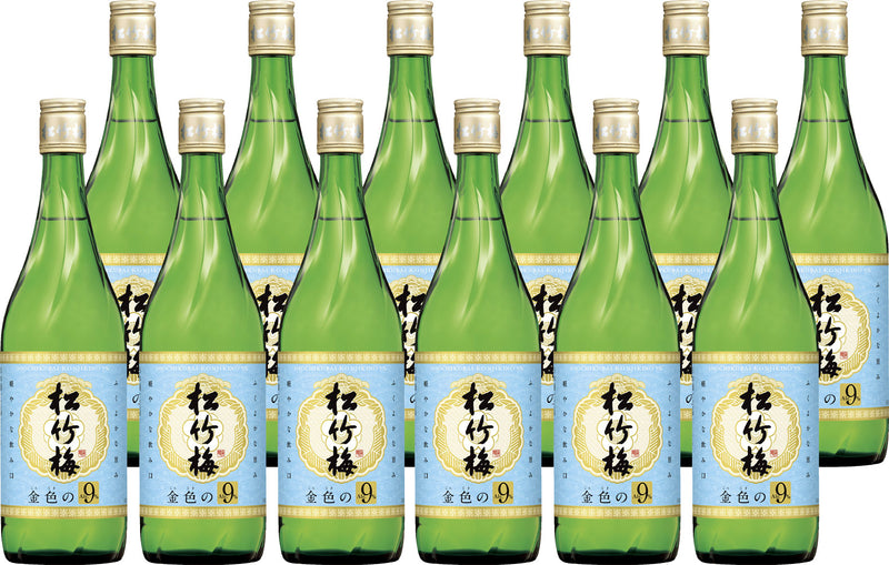 宝酒造 松竹梅 金色の９％ 720ml × 2ケース / 12本 日本酒