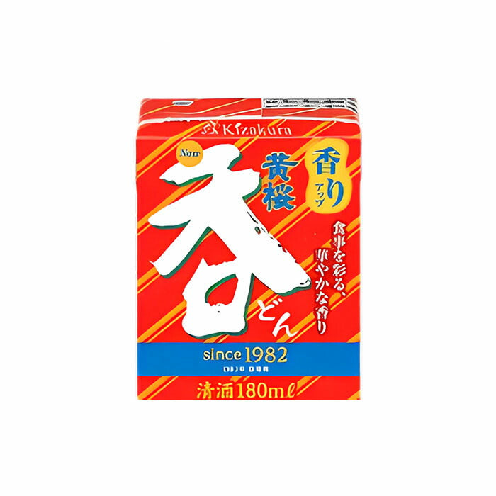 日本酒 清酒 黄桜 呑 どん 180ml ブリック（Ｒ） 180ml × 1ケース / 30本