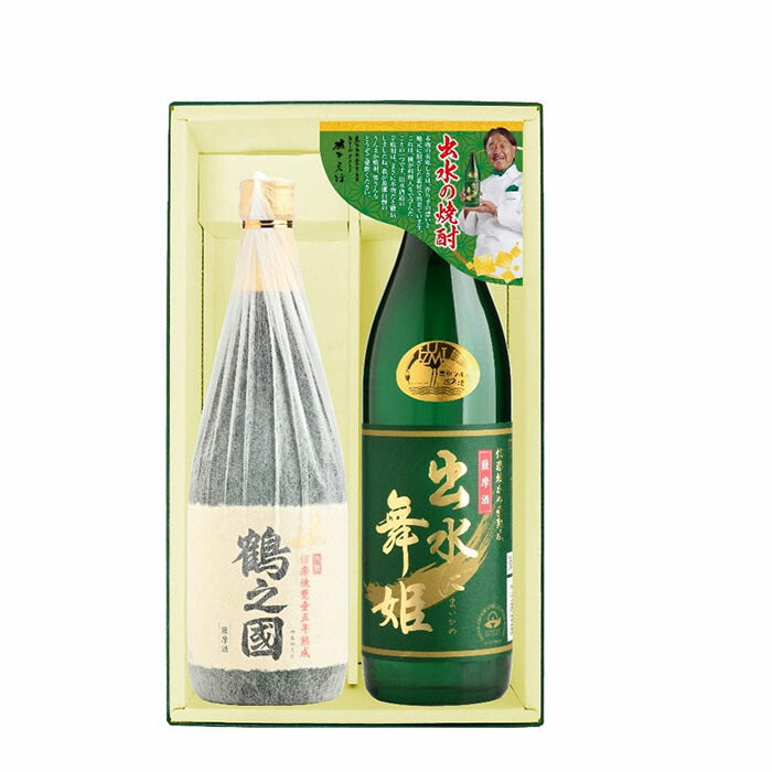 焼酎 芋焼酎 出水の焼酎2本 出水に舞姫・鶴之國 2ｾｯﾄ 900ml 720ml×4本 出水酒造 ギフト