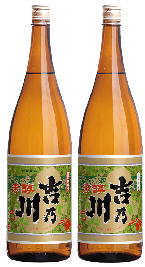 日本酒 清酒 吉乃川 新 芳醇 1.8L 2本