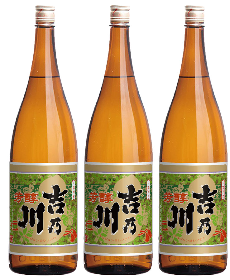 日本酒 清酒 吉乃川 新 芳醇 1.8L 3本