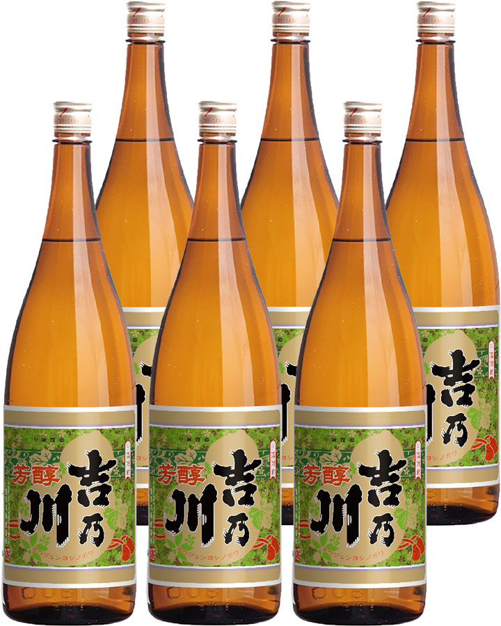 日本酒 清酒 吉乃川 新 芳醇 1.8L × 1ケース / 6本