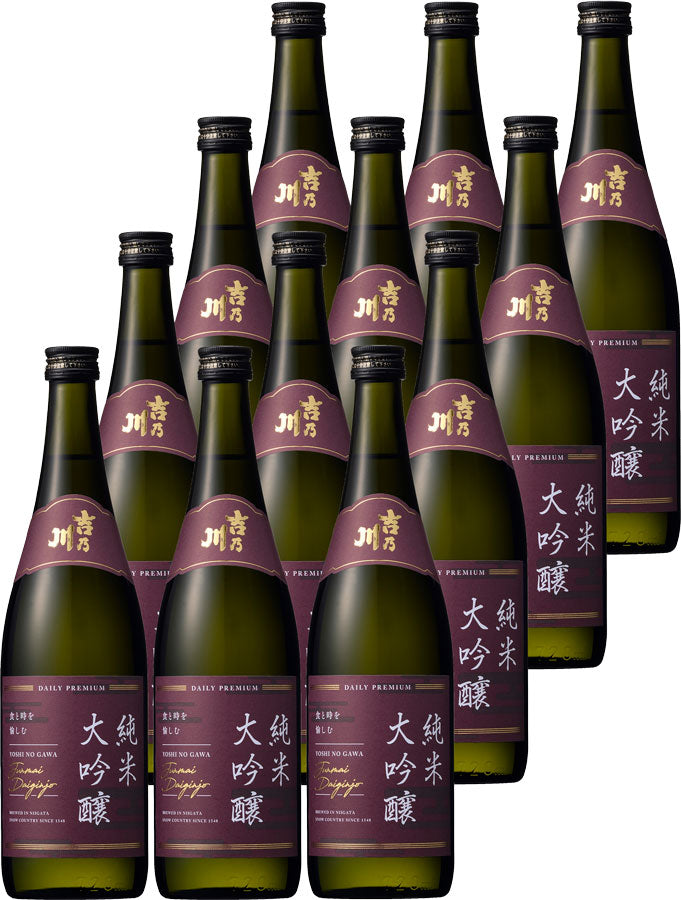 日本酒 清酒 吉乃川 純米大吟醸５０ ＰＡＩＲ 720ml × 1ケース / 12本