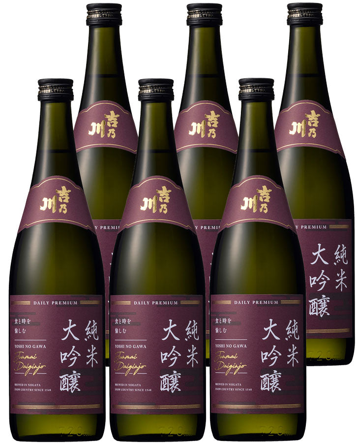 日本酒 清酒 吉乃川 純米大吟醸５０ ＰＡＩＲ 720ml 6本