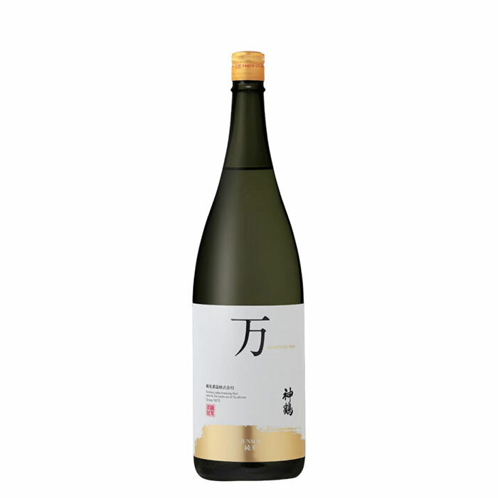 日本酒 神鶴 万 純米酒 1800ml 1.8L × 2ケース / 12本 神鶴酒造 ギフト