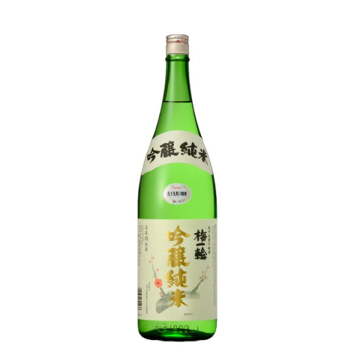 日本酒 吟醸純米 梅一輪 （箱なし） 1.8L × 2ケース / 12本 1800ml 梅一輪酒造 ギフト