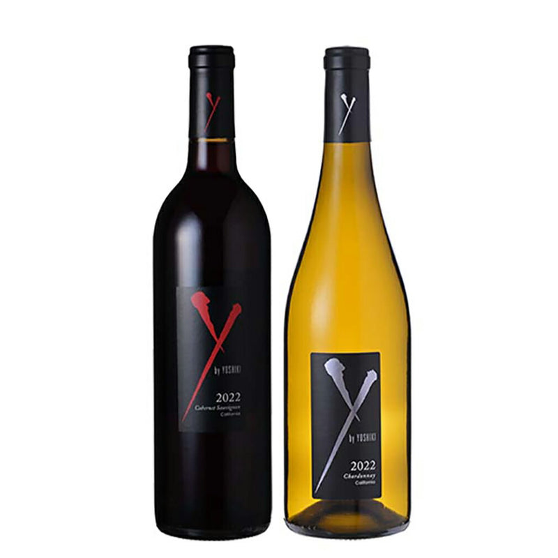 X JAPAN Y by YOSHIKI ワイ・バイ・ヨシキ 赤・白 2本セット 750ml