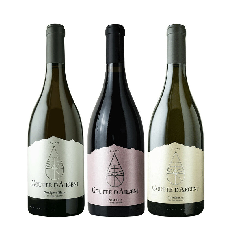 チリ ぎんの雫 3種3本飲み比べ750ml シャルドネ・ピノノワール・ソーヴィニヨンブラン 3本