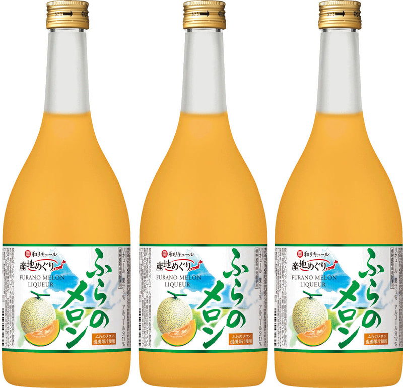 宝酒造 寶 北海道メロンのお酒 ふらのメロン 720ml 3本