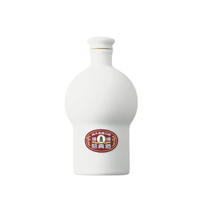 紹興酒 中国酒 塔牌純五年 陳花彫 玉珠白磁 500ml × 2ケース / 12本 壷 宝酒造 贈り物