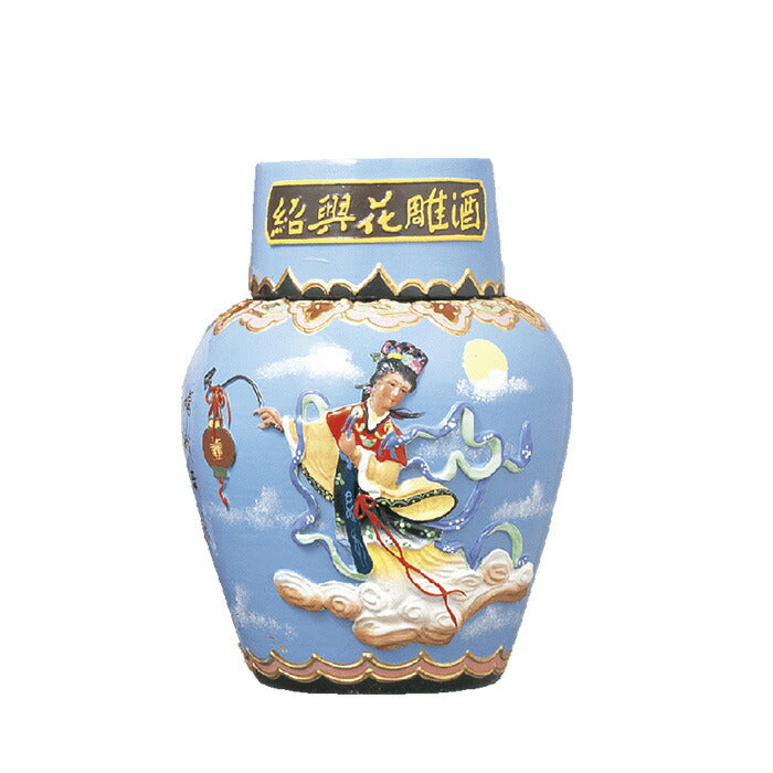 紹興酒 中国酒 紹興花彫酒 塔牌 1000ml 1L × 1ケース / 2本 化粧甕 宝酒造 贈り物