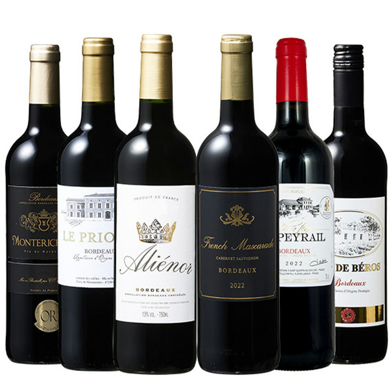 バイヤー厳選！金賞ボルドーセット 6本 赤ワインセット 750ml